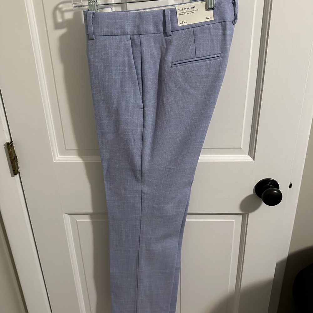 Lavender Ann Taylor Straight leg dress pants.